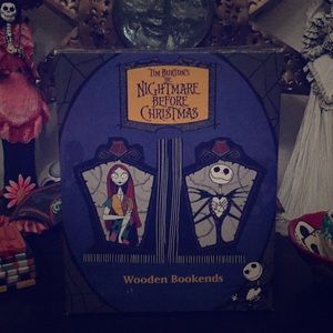 Nightmare Before Christmas Wooden Bookends